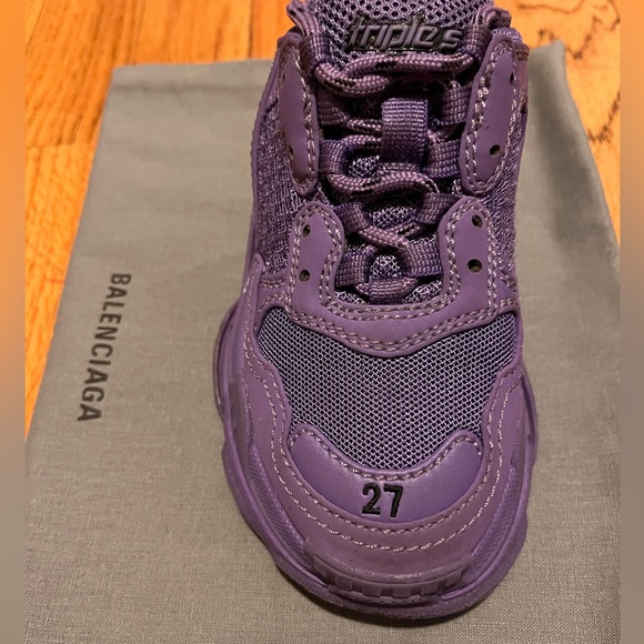 Triple S Kid Purple/Black Balenciaga’s